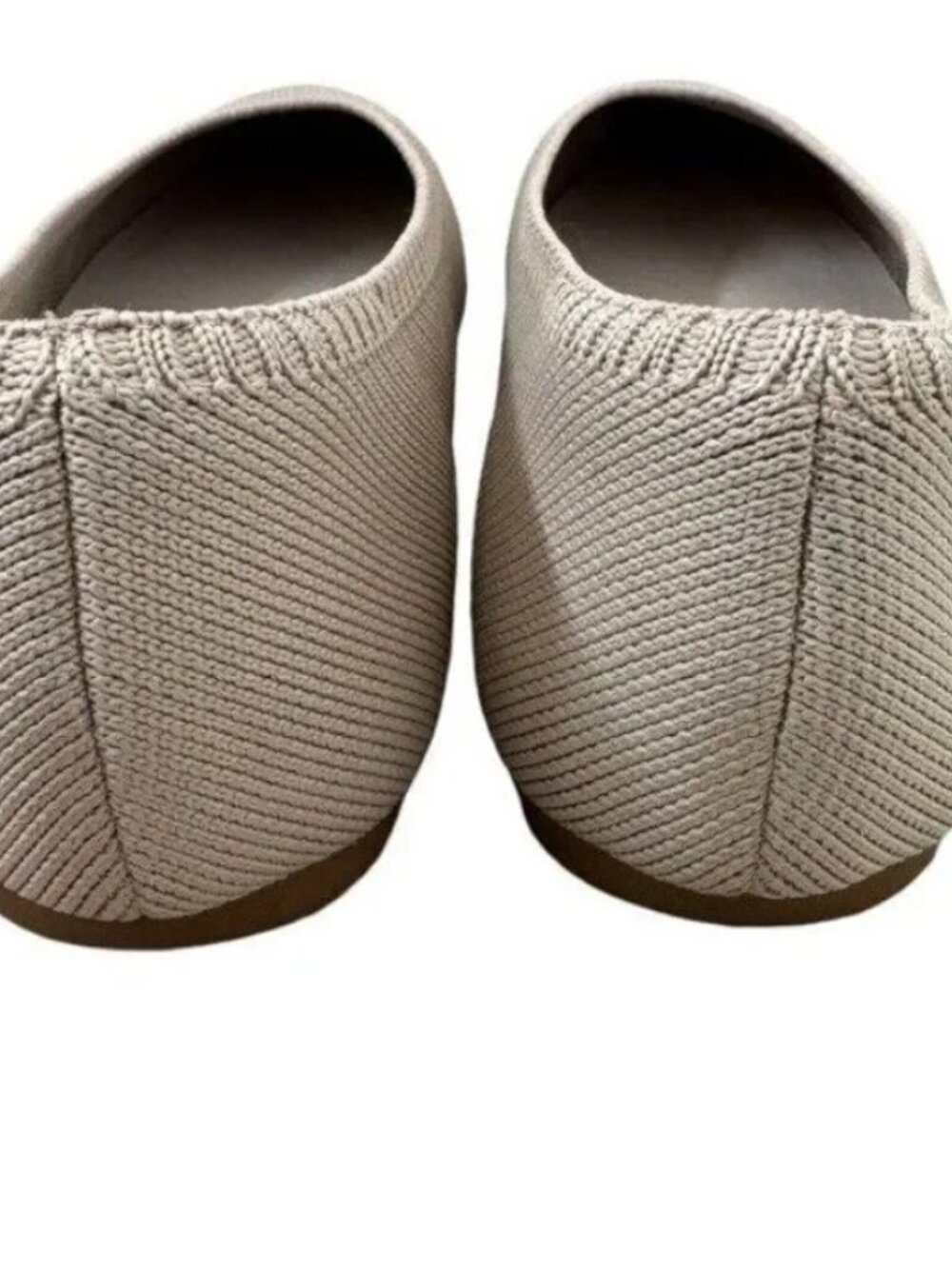 Vivaia Womens Cream White Pointed Toe Ballet Flats Aria Sz 39.5 - Picture 4 of 4